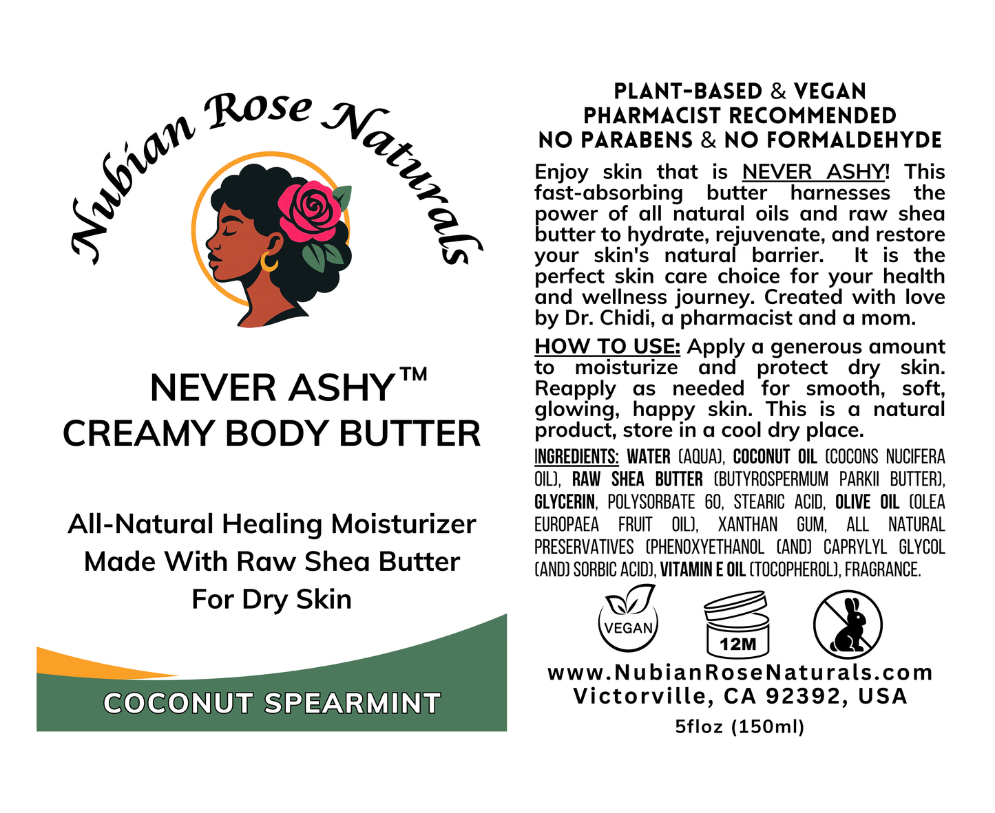 NEVER ASHY Creamy Body Butter