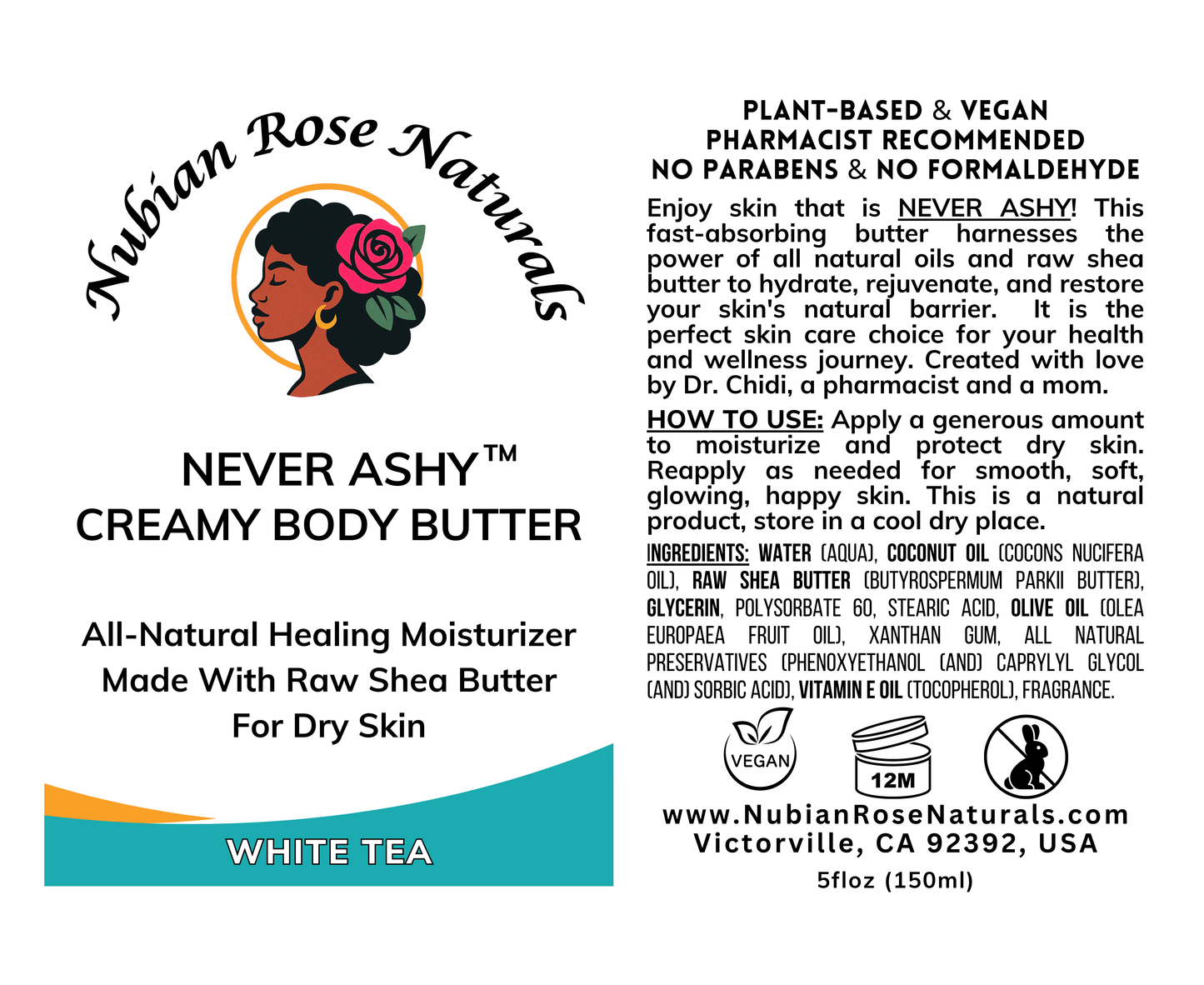 NEVER ASHY Creamy Body Butter